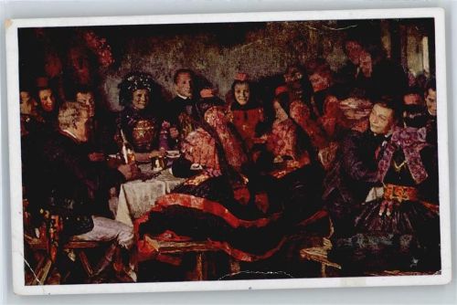 C.Bantzer , Hochzeitsschmaus