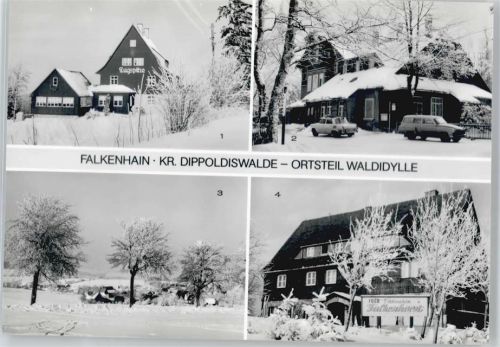 Waldidylle Pension, Café Zugspitze, Hotel Erzgebirgsbaude, Erholungsheim Falkenhorst