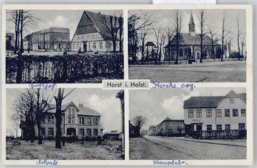 Horst Kirche Schule Hauptstraße