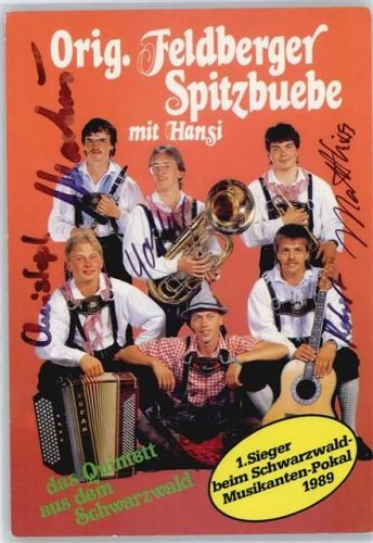 Feldberger Spitzbuebe , signiert AKU2