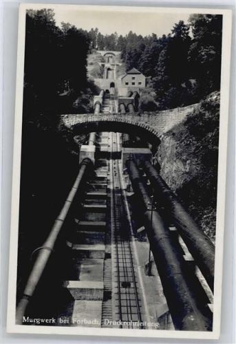 Forbach Druckrohrleitung Murgwerk