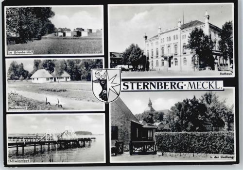 Sternberg Urlauberdorf, Badeanstalt, Schwimmbad, Rathaus
