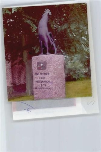 Hartenholm Foto mit Negativ, Denkmal