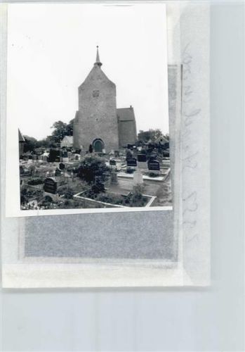 Stapelmoor Foto mit Negativ, Kirche, Friedhof