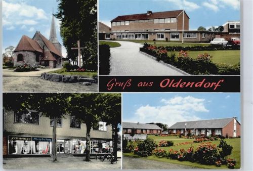 Oldendorf Friedhof , Schule , Fußgängerzone