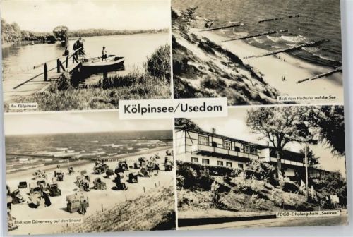 Kölpinsee Strand, FDGB-Erholungsheim Seerose