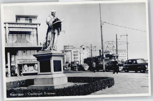 Rotterdam Coolsingel, Denkmal Erasmus