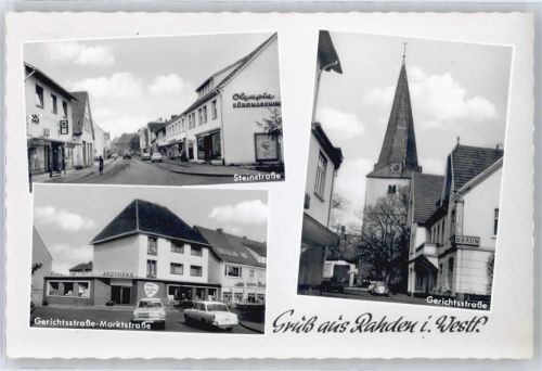 Rahden Gerichtsstrasse, Steinstrasse, Apotheke