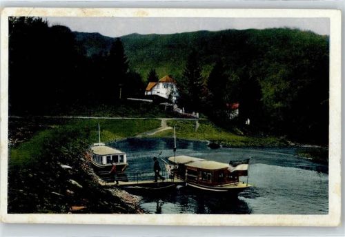Gemünd Waldhotel , Motorboot Abfahrstelle