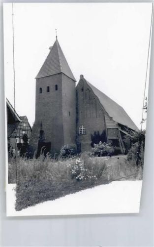 Drakenburg Foto mit Negativ, Kirche