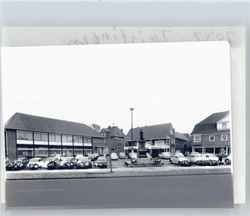 Twistringen Foto mit Negativ, Denkmal, Spar- und Darlehenskasse
