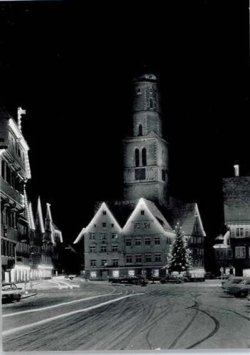 Biberach Marktplatz, Weihnachten, Kirche