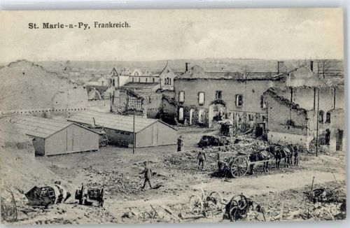 Sainte-Marie-a-Py zerstörte Stadt
