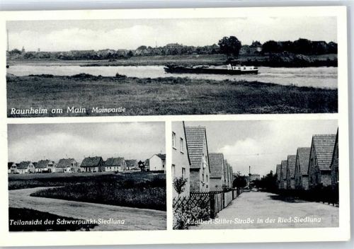 Raunheim Adalbert-Stifter-Straße, Ried-Siedlung, Schiff, Schwerpunkt-Siedlung