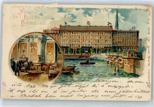 Hamburg Hotel de Europe , Marke entfernt