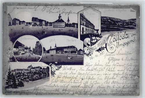 Kölleda Schule, Brückenstraße, Oberpfarre, Marktplatz, Kreishaus
