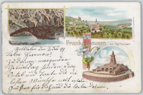 06556 O4730 Bad Frankenhausen ,Kyffhäuser - Barbarossahöhle, Kyffhäuser