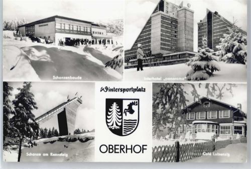 Oberhof Schanzenbaude, Schanze, Cafe Luisensitz, Interhotel AKU2