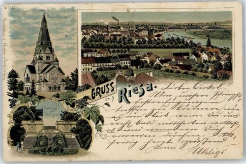 Riesa Kirche, Freitreppe im Stadtpark