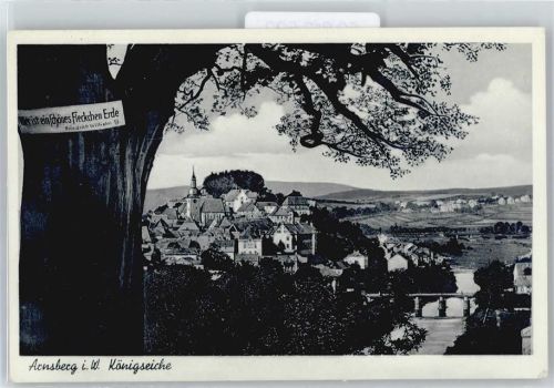 Arnsberg Gesamtansicht, Königseiche