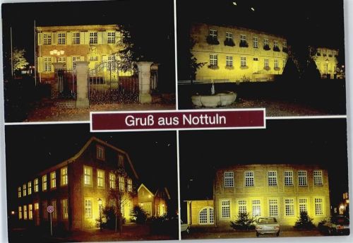Nottuln Gebäude bei Nacht