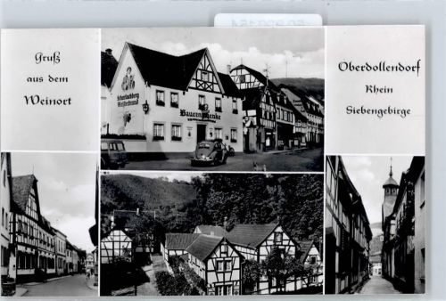 Oberdollendorf Bauernschenke, Fachwerkhäuser, Gasse