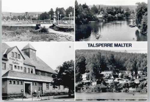 Malter HO-Gaststätte Seeblick, Teilansicht, BUngalows