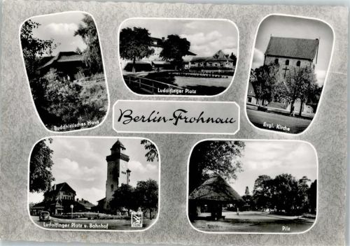 Frohnau Buddhistisches Haus, Ludolfinger Platz, Kirche, Bahnhof