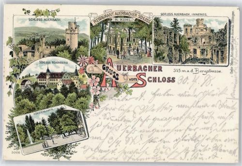 Auerbach Schloß, Schloß Schönberg, Fürstenlager, Restaurant Auerbacher Schloß