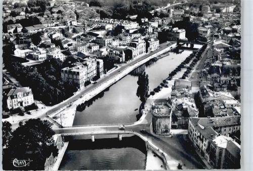 Verdun Fliegeraufnahme, Meuse, Quai