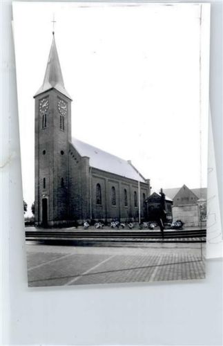 Groß Stavern Foto mit Negativ, Kirche