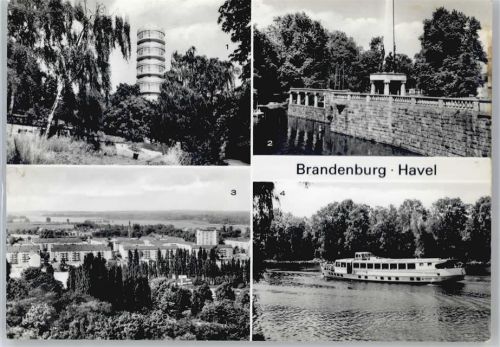 Brandenburg Friedenswarte, Sowjetisches Ehrenmal, Gesamtansicht, MS Maxim Gorki