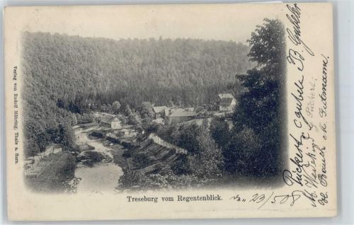 Treseburg Blick vom Regentenblick