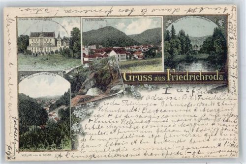 Friedrichroda Stempelfehler ( 1 Jahr retour beim Versand )