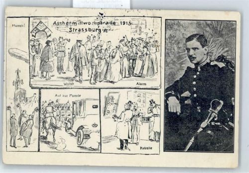 Strasbourg Aschermittwoch-Parade 1913