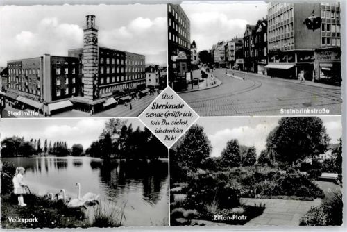 Sterkrade Stadtmitte, Steinbrinkstraße, Volkspark, Zilian-Platz