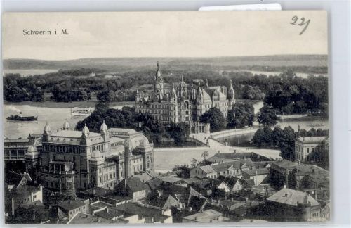 Schwerin Teilansicht, Schloss AKU2