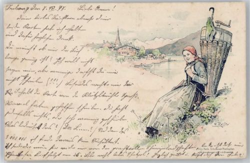 Schweiz , Einsiedeln Tracht