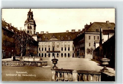 Rudolstadt Schlosshof und Heidecksburg
