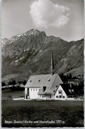 Bayerisch Gmain Kirche, Hochstaufen