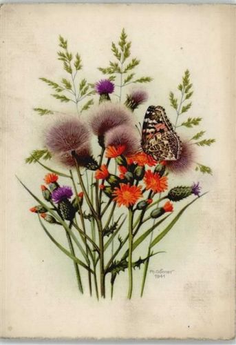 Künstler sign Gönner EAS Verlag Schwerdtfeger Blumen E. A. Schwerdtfeger & Co. 1941