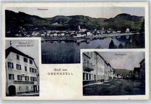 Obernzell Gasthof zum goldenen Schiff, Marktplatz