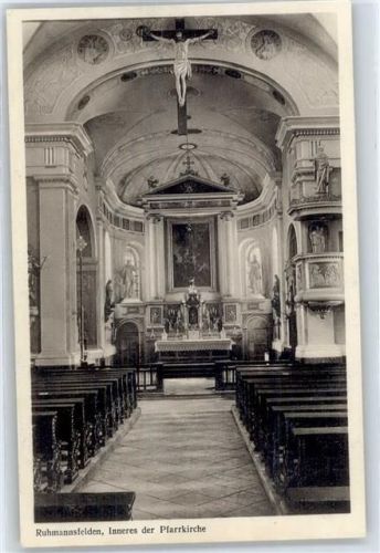 Ruhmannsfelden Pfarrkirche innen