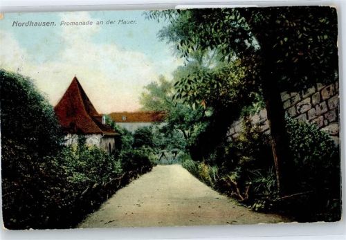 Nordhausen Promenade an der Mauer