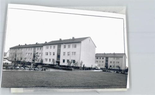 Landesbergen Foto mit Negativ, Wohnsiedlung