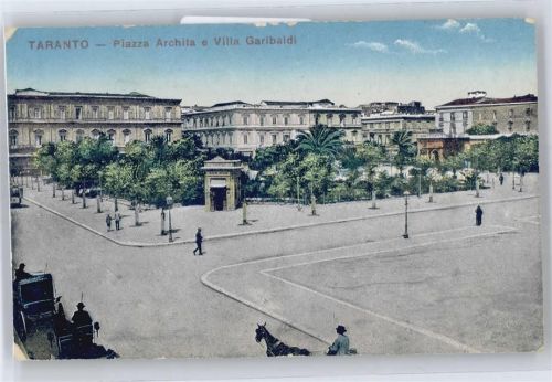 Taranto Piazza Archita e Villa Garibaldi