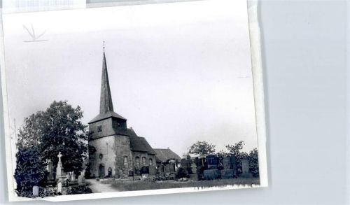 Wassel Foto mit Negativ, Kirche, Friedhof
