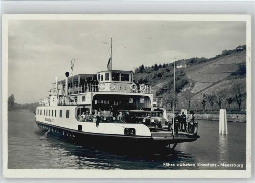 1930 Fähre zwischen Konstanz-Meersburg