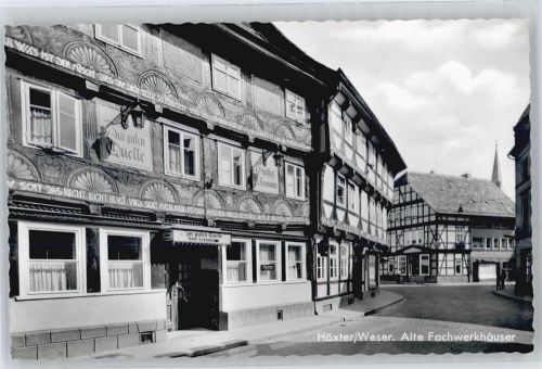 Höxter Gasthof Lessmann, Gasthof zur Guten Quelle, Fachwerkhaus