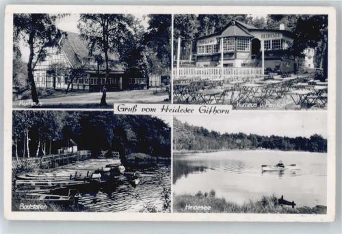 Gifhorn Restaurant Pavillon am Heidesee, Kurhaus, Bootstation